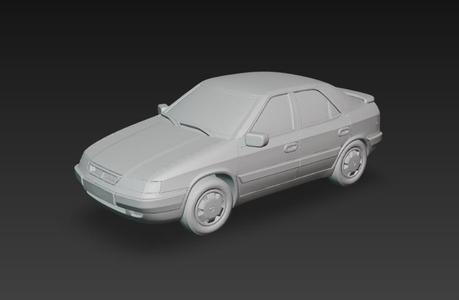 Citroën Xantia – Modelo 3D de Auto Clásico Francés para Impresión 3D