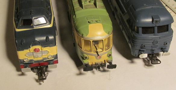 HO locomotive buffers