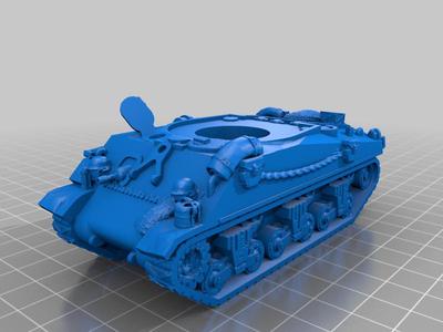 28mm - OddBall's Sherman Tank - Kelly's Heroes