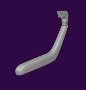 RC CAR SNORKEL INTAKE 06 RIGHT SIDE 3D PRINT STL