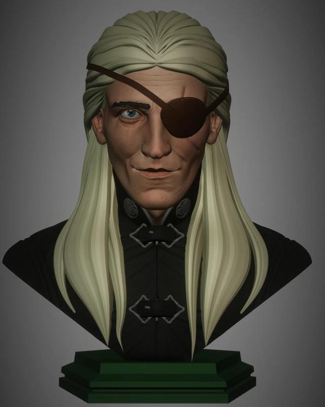 Aemond Targaryen 3D Bust
