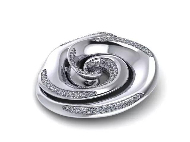 rose pendant 100