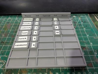 Initiative tracker for TTRPGs
