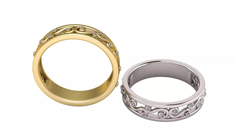 Fancy Engagement Ring