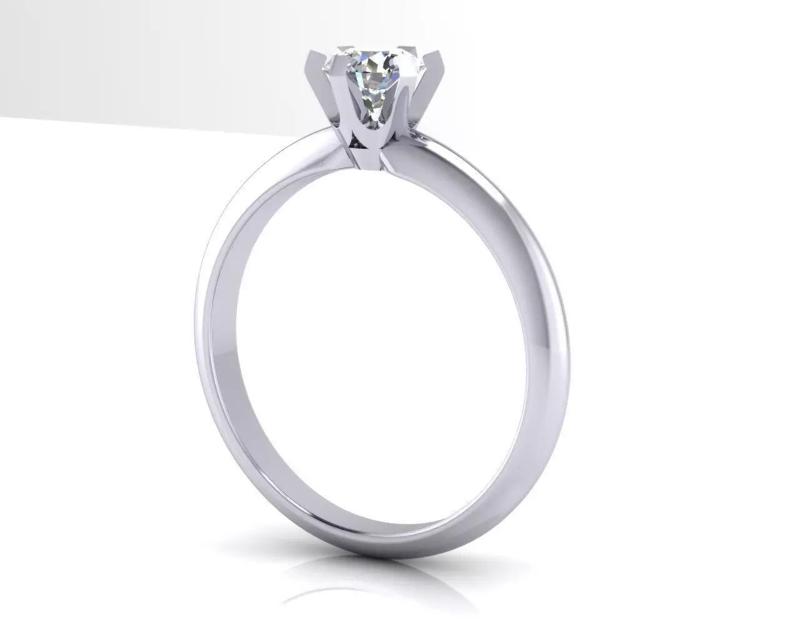 tiffany style engagement ring