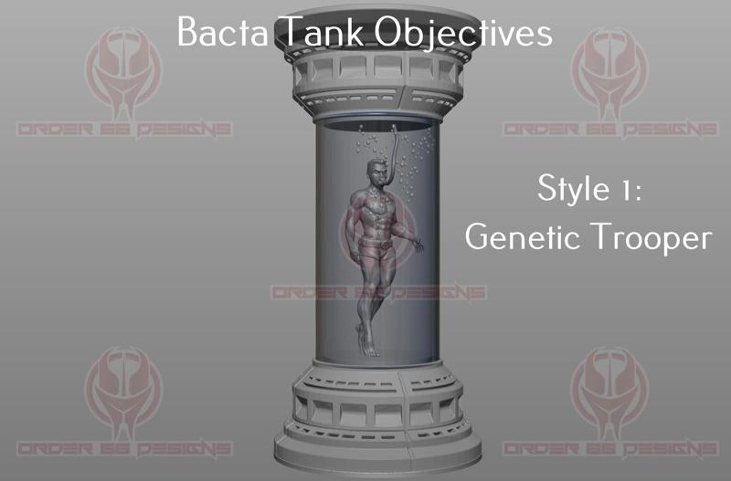 Bacta Tank Objective's - Legion Scale
