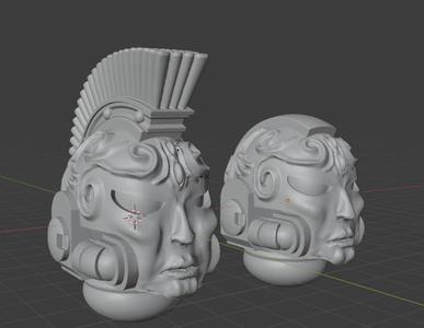 Space Crusader Prime Death Mask Helmet