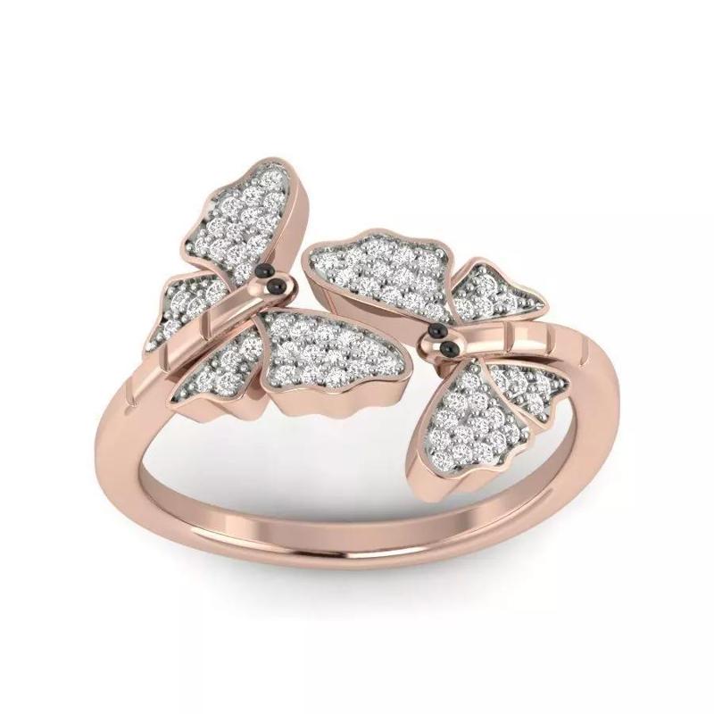 Engagement Ring 3dm stl render detail