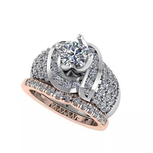 Luxury Ring with matching band