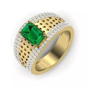man color stone wedding engagement ring 3dm render detail