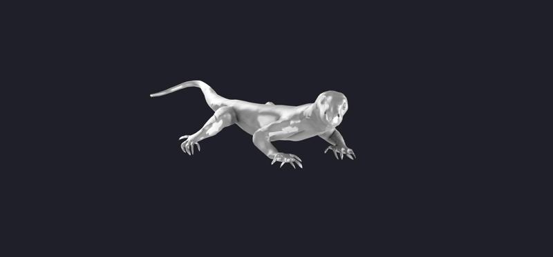 komodo dragon 3D MODEL