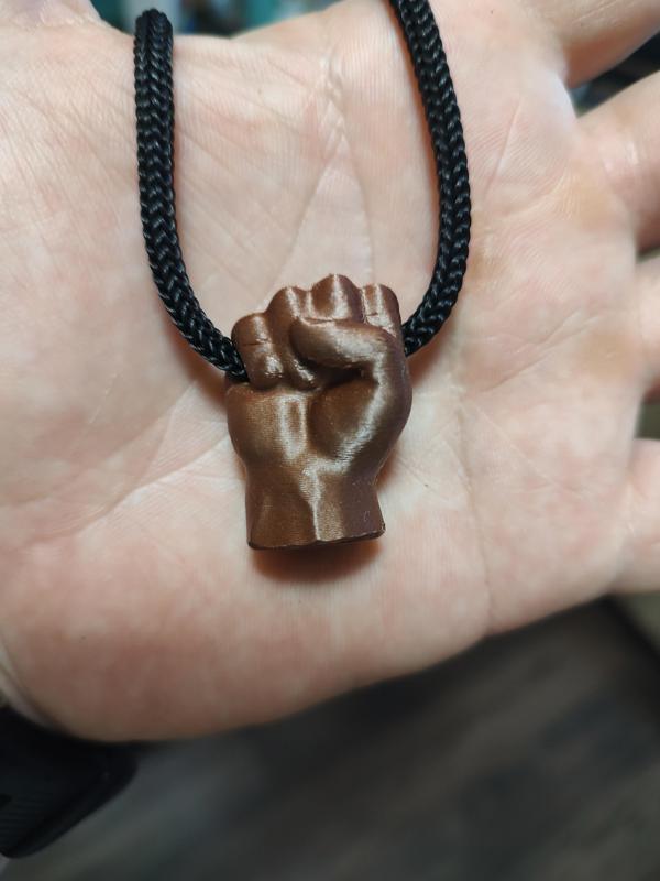 FistBead – bead/pendant in the shape of a clenched fist