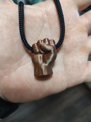 FistBead – bead/pendant in the shape of a clenched fist