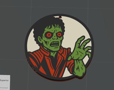 michael jackson thriller key chain