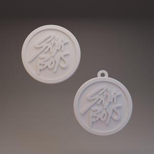 Saja Boys Logo - KPOP Demon Hunters - Keychain and Coin/Badge