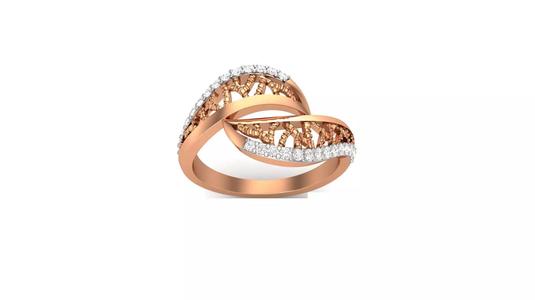 Twisted Wire Mesh Light Wt Ring 3dm stl obj mtl gltf glb render