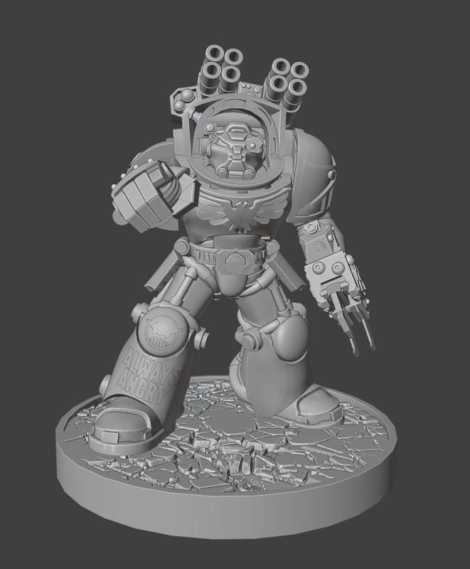 {Fixed} Angry Marine Terminator Captain "Sir Geddis Fuckis"