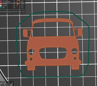 Barkas B1000 Key Silhouette