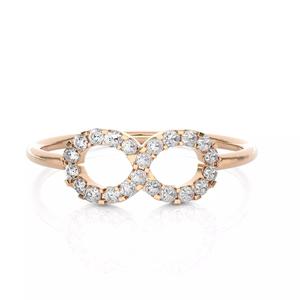 Light Minimalist Diamond Ring