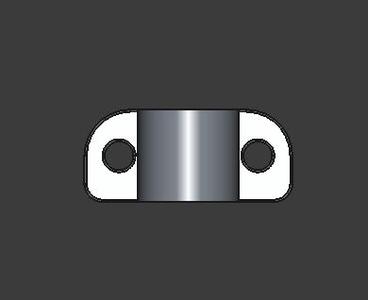 Simson handlebar clamp lower part