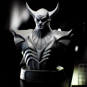 Ahzrak Bust From Doom "The Dark Ages" Boss Final - Bust of Ahzrak, final boss of Doom "The Dark Ages