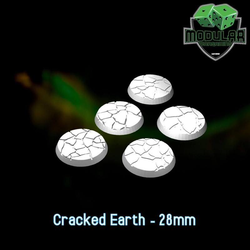 Cracked Earth - 28mm set