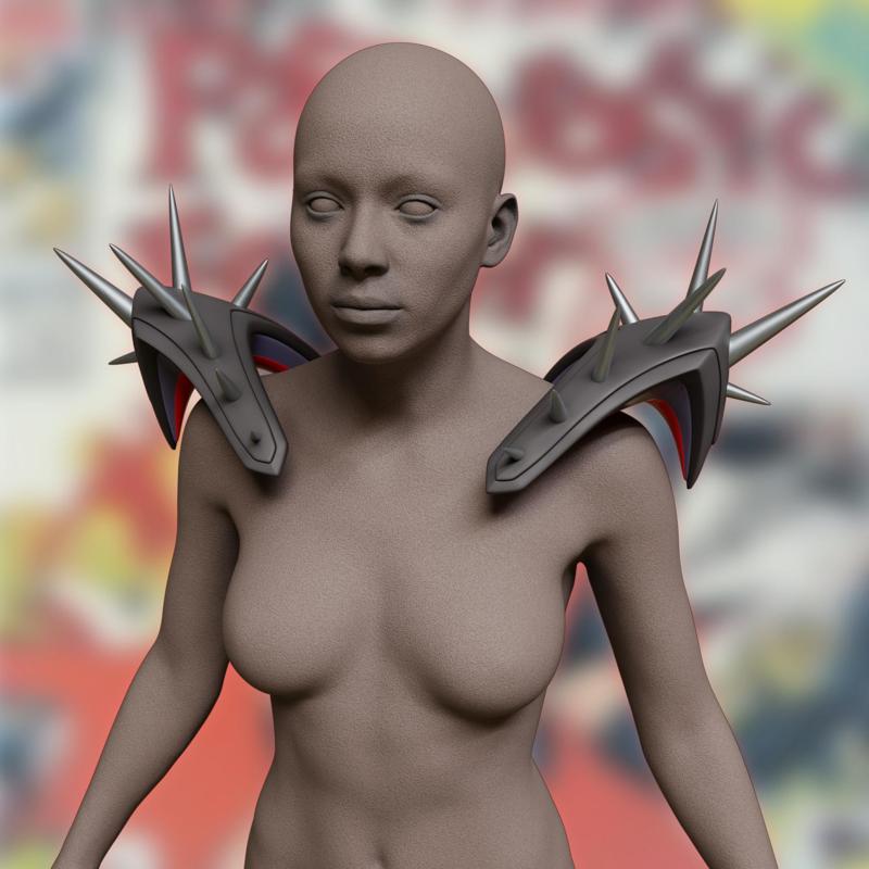 Invisible Woman Malice Marvel Rivals cosplay kit sholder