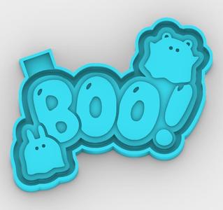 Boo 0809004850 - freshie mold - STL for silicone mold