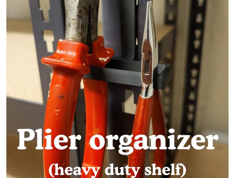 Heavy-Duty Shelf Hook for Pliers - Organizer