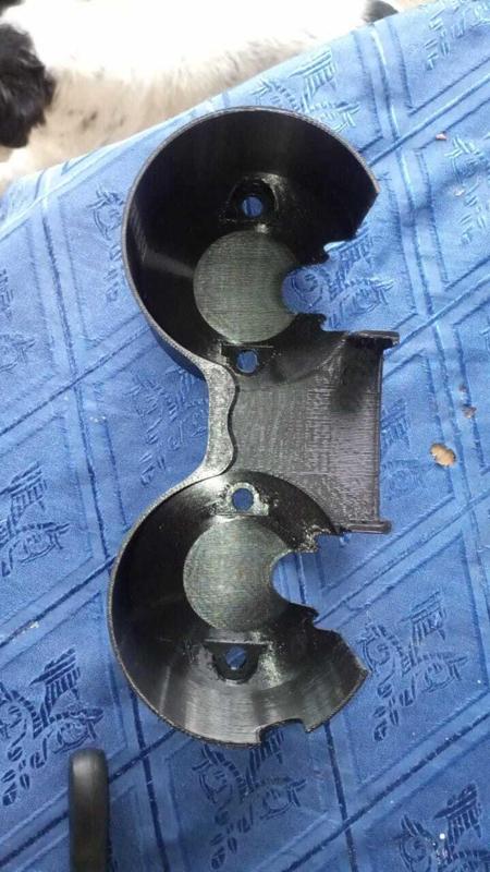 3D Printed Yamaha YBR/Libero 125 Tachometer Lower Cover (Tachometer Lower Cover - Dashboard Housing)