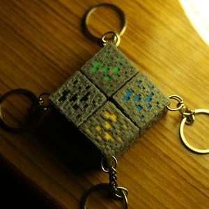 Minecraft Ore Keyring