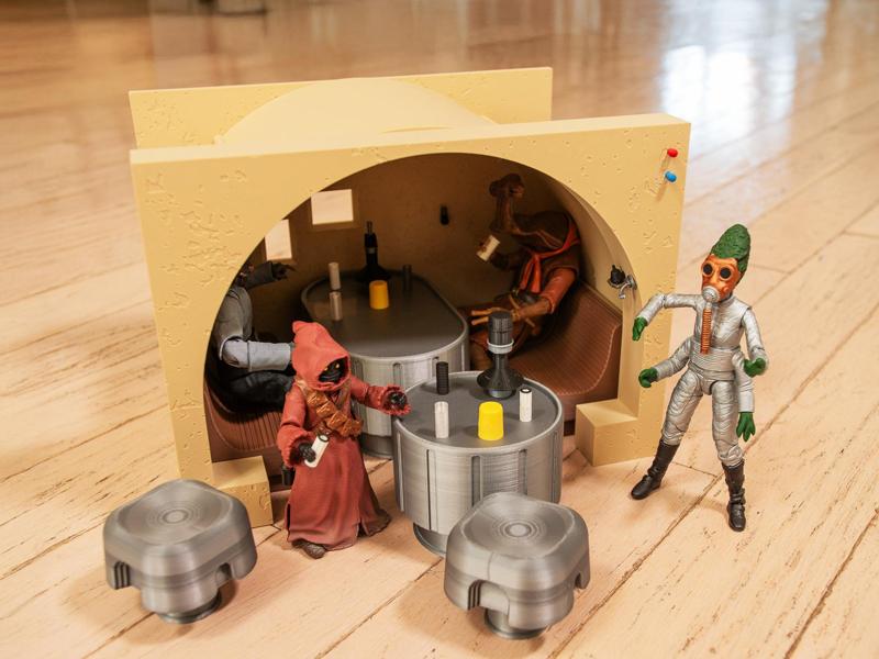 Cantina Booth - Star Wars Diorama - 1/12 Scale Black Series and 1/18 Scale Vintage Collection