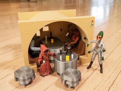 Cantina Booth - Star Wars Diorama - 1/12 Scale Black Series and 1/18 Scale Vintage Collection