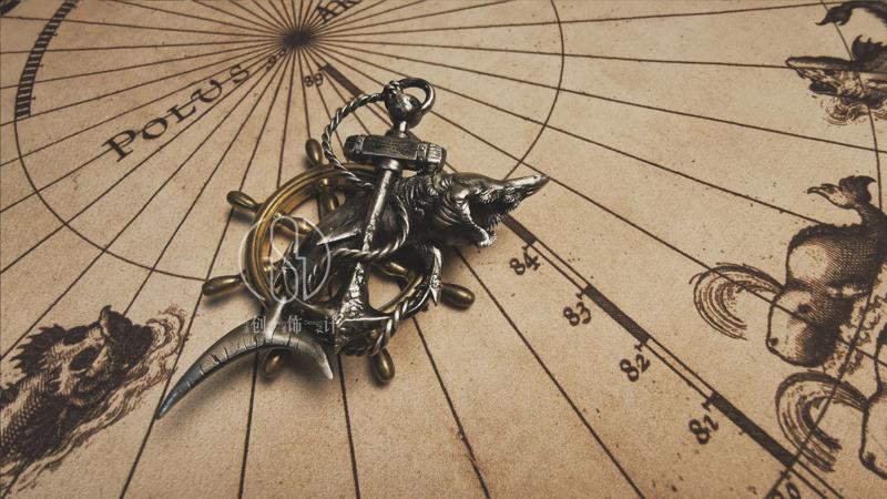 [CSJ]Helicoprion Pendant Shark Pendant