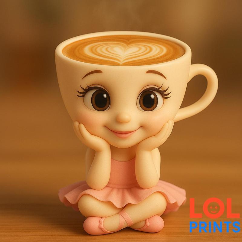 Ballerina Cappuccina - Cappuccino mug with ballerina body