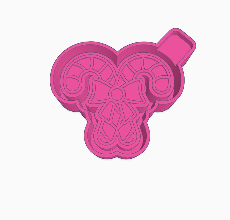 Candy Canes Mold Housing STL