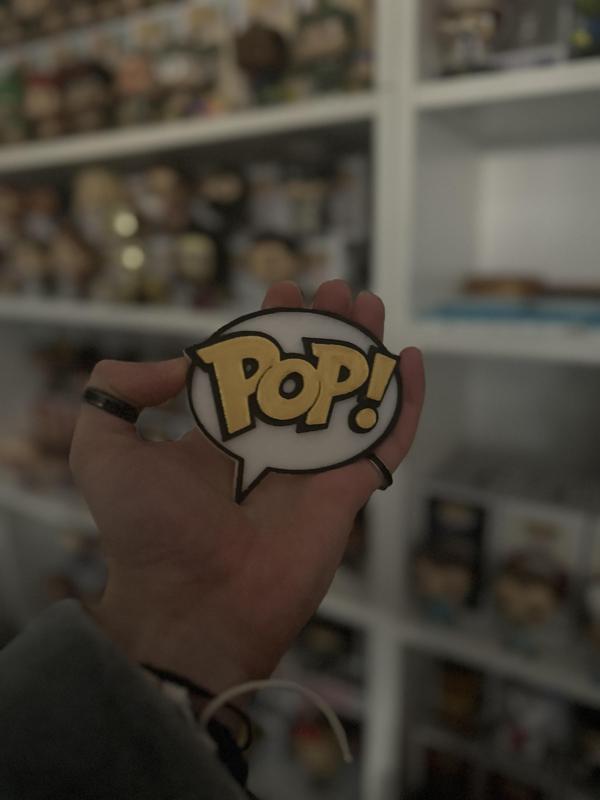 Funko Pop Vinyl Bubble Logo Multicolour 3D Print Files