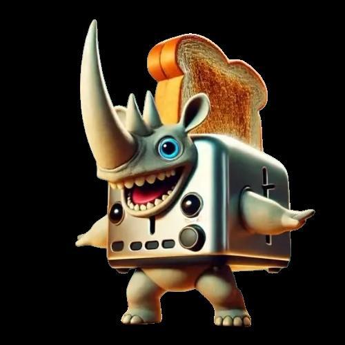 Rhino Toasterino – The Breakfast Berserker (Italian Brainrot)