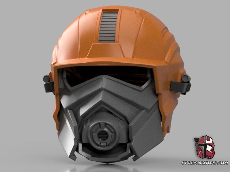 Helldivers 2 - I-92 Fire Fighter Helmet Cosplay 1:1 Replica