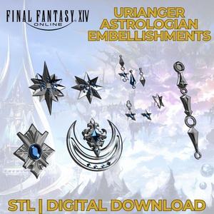 Final Fantasy XIV - Urianger Weathered Soothsayer's Chiton Level 80 Astrologian Embellishments