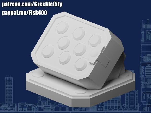 GreebleCity Cyberpunk: Missile Rack