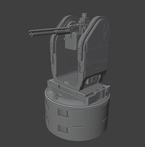 Helldivers A\MG-43 Machine Gun Sentry Turret real size