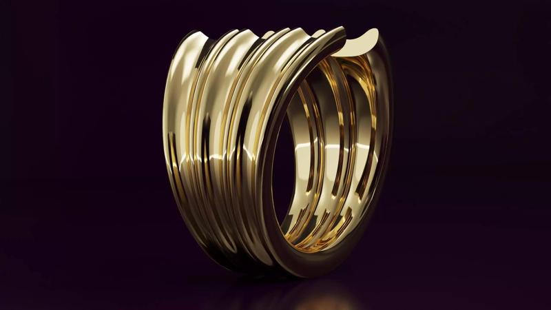 free form ring N36