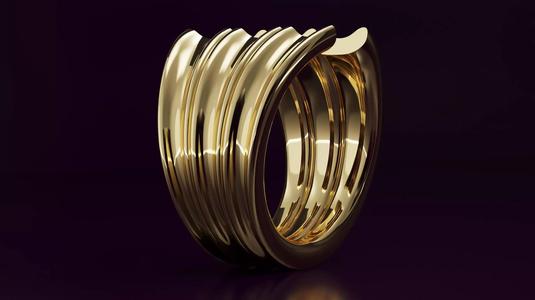 free form ring N36