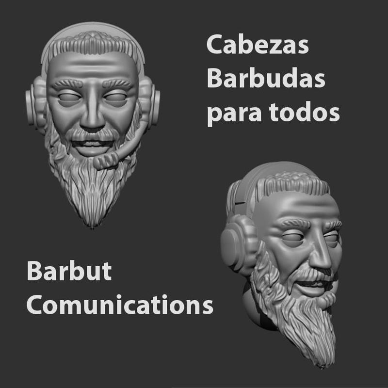 Más vale Barba en mano que ciento volando - Barbut paints Head