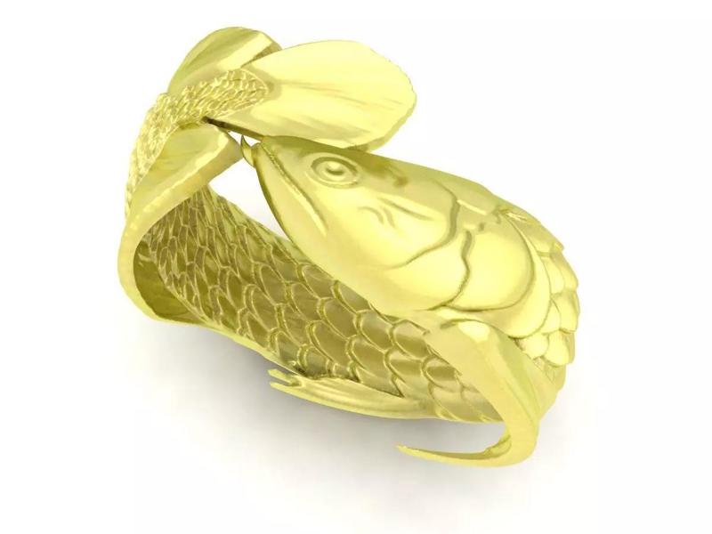 fish ring arowana ring 3877