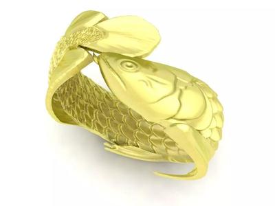 fish ring arowana ring 3877