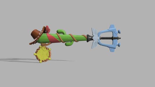 Kingdom hearts 3 Full Size Favorite Deputy Toy Story Keyblade