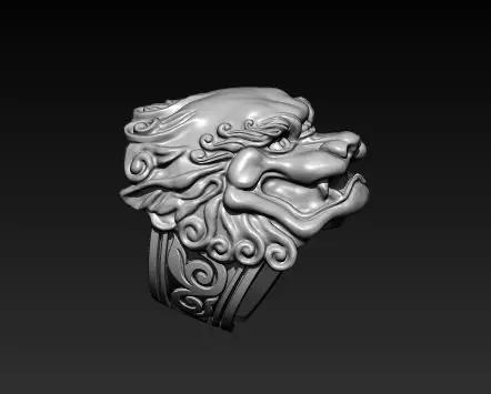 foo dog ring jewelry