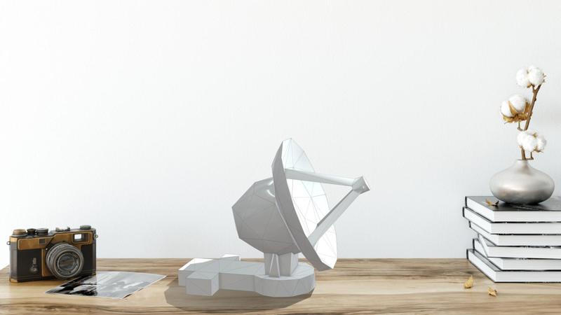 Antenna Satelitte lowpoly Arthur one